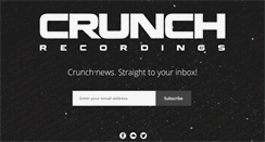 Desktop Screenshot of crunchrecordings.com
